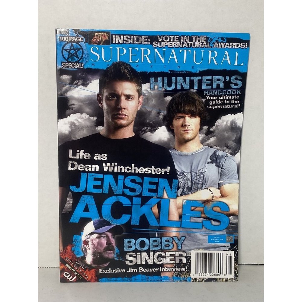 Supernatural Magazine 3 Third Issue April / May 2008 Jared Padalecki Dean Morgan